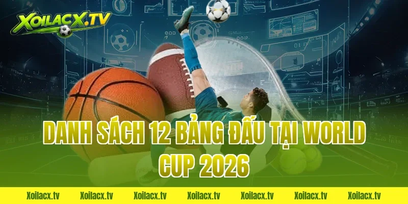 Danh Sách 12 Bảng Đấu Tại World Cup 2026