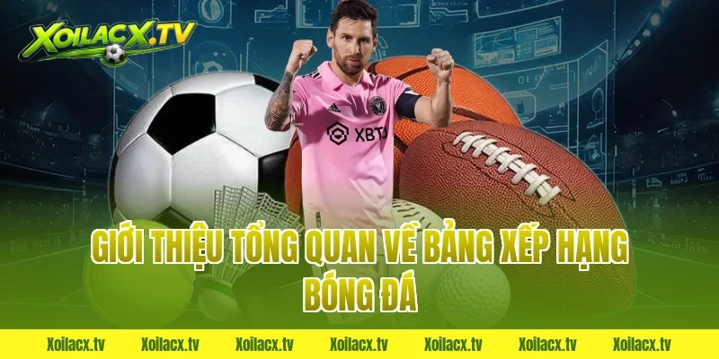Giới thiệu tổng quan về bảng xếp hạng bóng đá